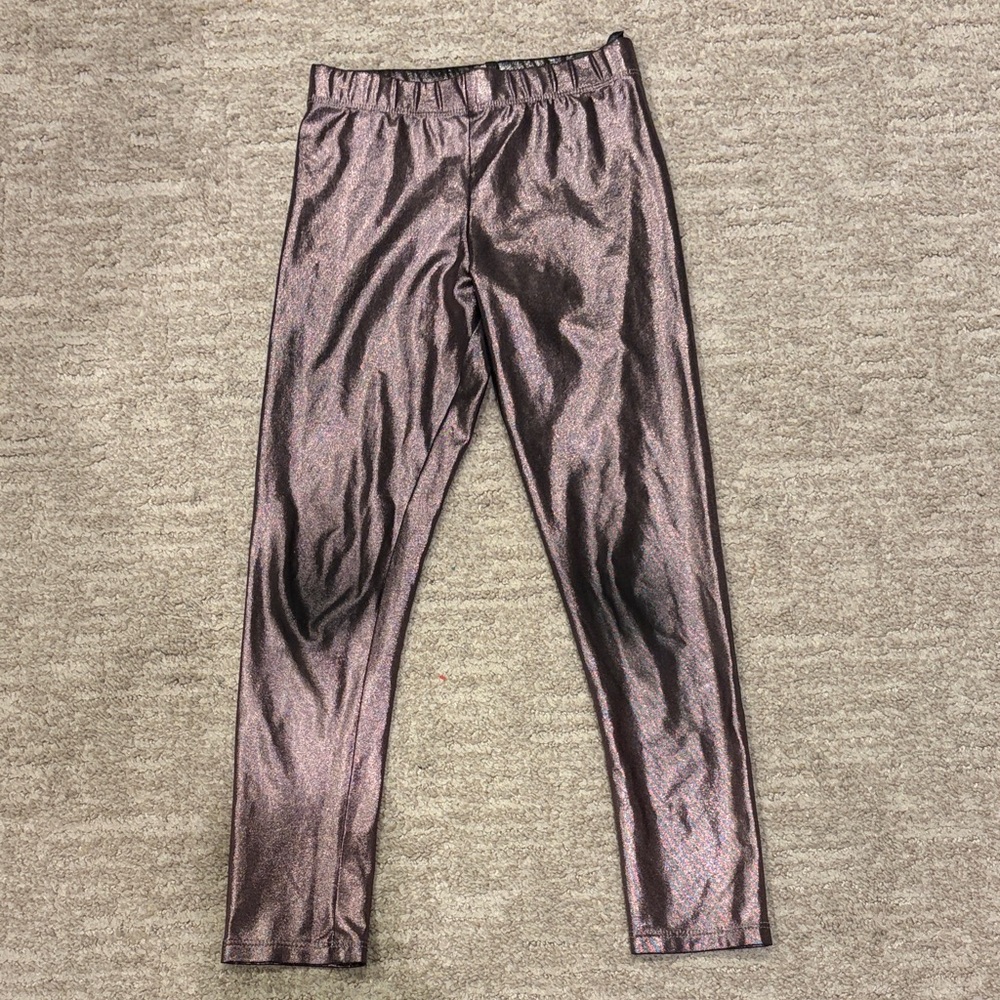 H&M Shimmering rose gold Leggings